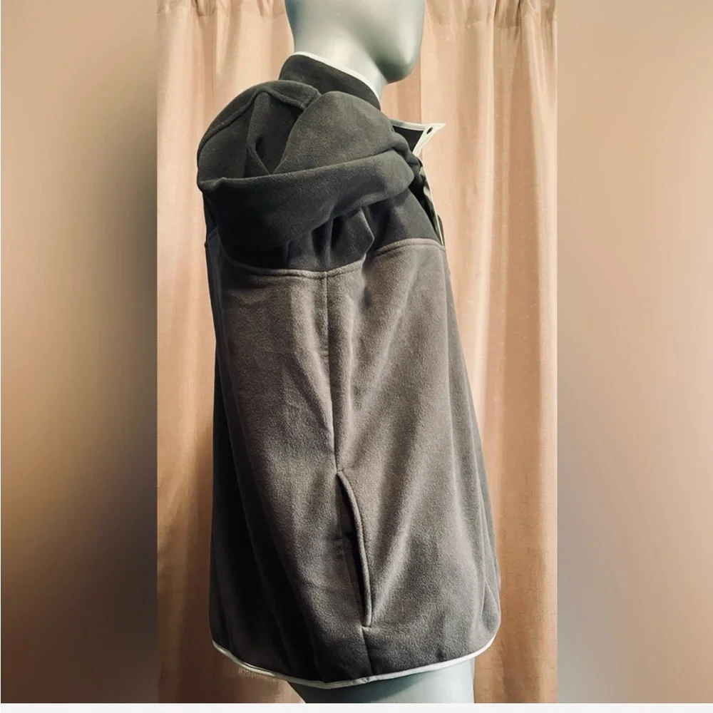 NWT Men's Blake Shelton & Lands End collection XL Dark Grey/Grey Fleece